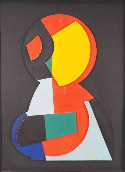 null Etienne Beöthy (1897-1961)

Composition, 1949 

Assemblage de panneaux de bois...