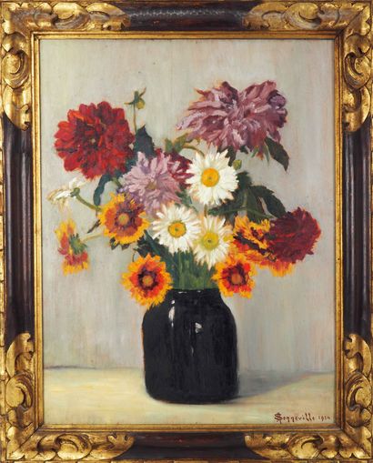 null Albert Sonneville (1873-1951)

Nature morte au bouquet de fleurs, 1934

Huile...