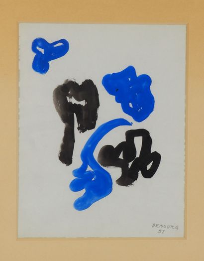 null Narcisso Debourg (1925-2022)

Sans titre, 1951

Aquarelle sur papier, signé...