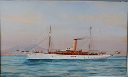 null Anonymous (20th century)

Liner at sea, 1910

Gouache on panel, signed (illegible)...
