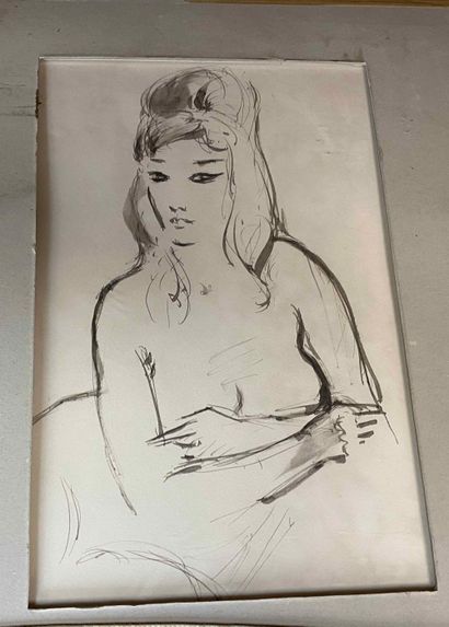 null André Dignimont (1891-1965)

Nude

Double sided drawing on paper signed lower...