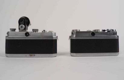 null Ensemble de deux appareils photographiques : Foca Universel (objectif Oplar...