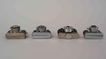 null Set of four miniature cameras: Beica, Mycro, Coly and Petie.