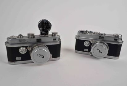 null Ensemble de deux appareils photographiques : Foca Universel (objectif Oplar...