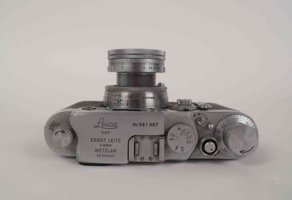 null Appareil photographique Leica III g n°981987 (1959) avec objectif Summicron...