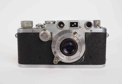 null Appareil photographique Leica III c n°400595 (1946) avec objectif Elmar 3.5/5...