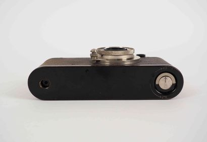null Appareil photographique noir Leica III noir n°144186 (1934) avec objectif Elmar...