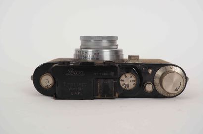 null Black Leica III camera n°144617 (1934) with Summar 2/5cm lens n°388937 (1937,...