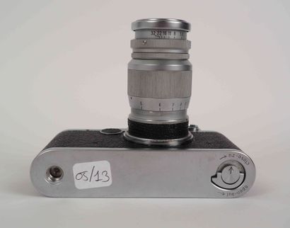 null Appareil photographique Leica II f n°611378 (1952) avec objectif Elmar 4/9 cm...