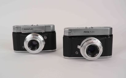 null Set of two cameras: Foca Flex (Oplar-Color 2.8/5 cm lens) and Focaflex Automatic...