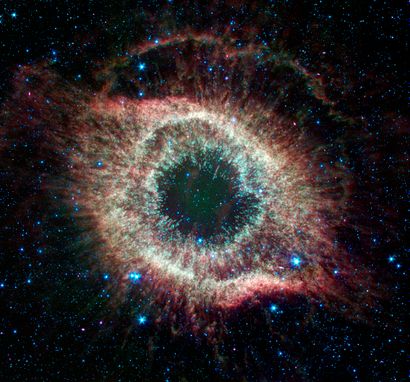 null NASA. LARGE FORMAT. DEEP SPACE. Beautiful image of the HELIX nebula. This spectacular...