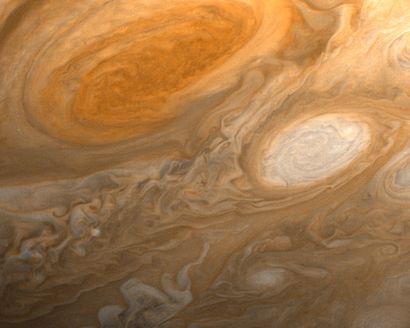 null NASA. Magnifique et rare "Close-up" de la planète Jupiter et de son célébre...