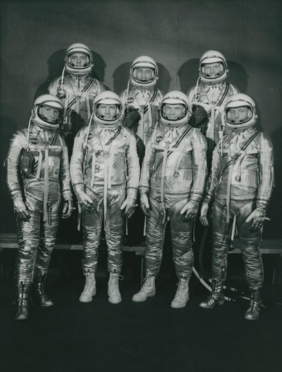 null NASA. The famous photograph of the "Early Sevens". This photograph shows the...