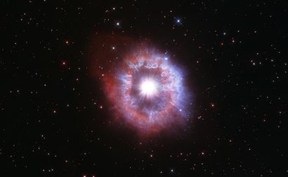 null NASA. LARGE FORMAT. HUBBLE TELESCOPE. The giant star seen in this latest anniversary...