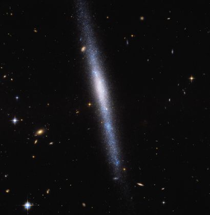 null NASA. LARGE FORMAT. HUBBLE TELESCOPE. Superb galaxy seen here by the Hubble...