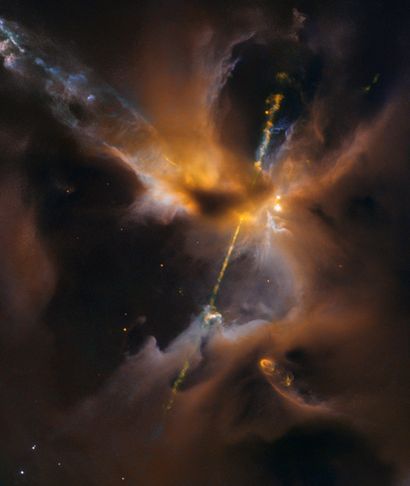null Nasa. This striking photograph of what looks like a double-bladed lightsaber...