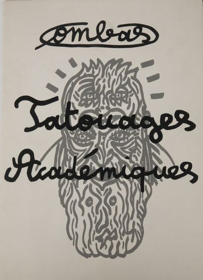 Robert COMBAS (ne en 1957) Tatouages académiques, 1995
Album imprimé en sérigraphie...