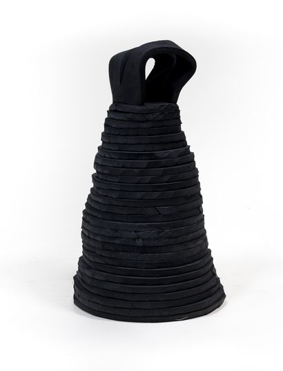 Jean-Antoine HIERRO (ne en 1960) Dress with grey layers, 2008
Neoprene foam sculpture...