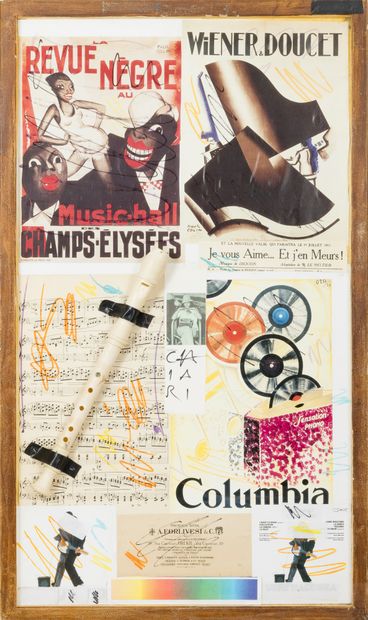 Giuseppe CHIARI (1926- 2007) 
* Columbia, circa 2000



Mixed media on paper mounted...