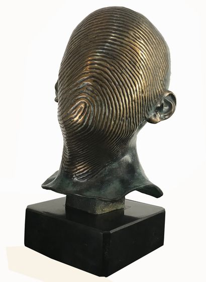 Patrick ALO (artiste italien ne en 1975) Identity, 2017
Original bronze signed and...