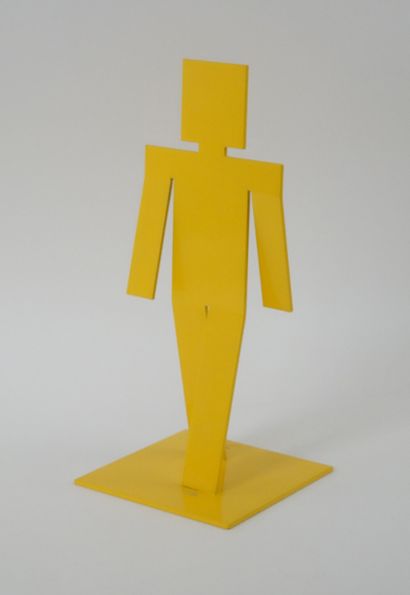 Sacha SOSNO (1937-2013) The Yellow Man, 2012
Steel and enamel paint
Signed, dated...