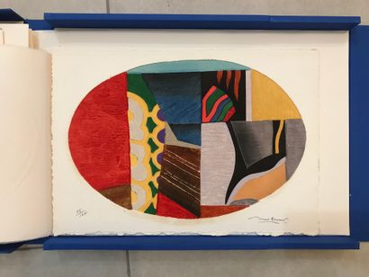 Max PAPART (1911-1994) Divertissements multicolores, 1992
Portfolio de dix gravures...