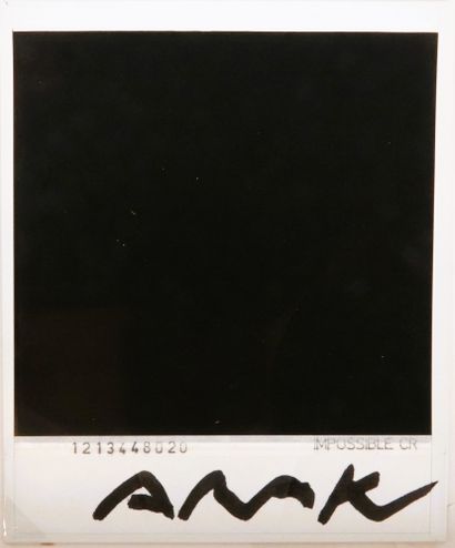 Nobuyoshi ARAKI (ne en 1940) Sans titre
Polaroïd signé au dos
Encadré 10,8 x 9 c...