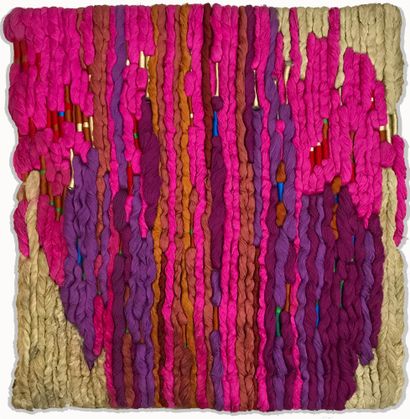 Sheila HICKS (nee en 1934 a Hastings, Nebraska, Etats-Unis) Untitled, 1981
Tapestry,...