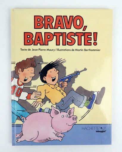 null BERTHOMMIER Martin

Rare dédicace de l’auteur dans l’album Bravo Baptiste en...