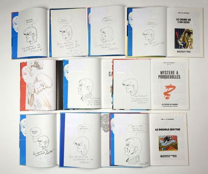 null TIBET

Ric Hochet

Set of 9 albums with drawings by Tibet, 1 by Van Liemt, original...