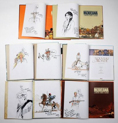 null MEZZOMO Gilles

Set of first edition albums with drawings including New World...