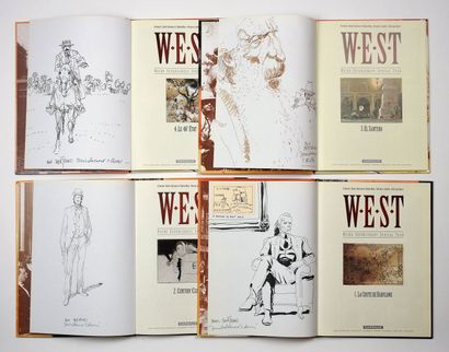 null ROSSI Christian

West

Volumes 1 to 4 in first edition with drawings by the...
