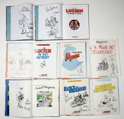 null MARGERIN Frank

Strong lot of signed albums including Momo, Lucien, Manu, etc.

Very...