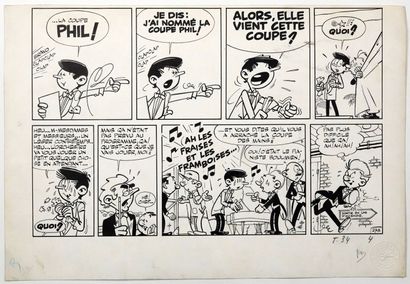 null GREG Michel

1/2 planche d’une série publiée dans le Journal de Tintin

Encre...