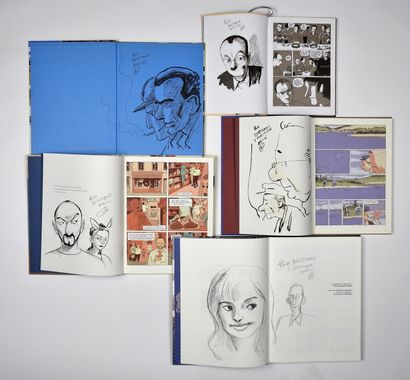null RABATE Pascal

Set of 5 albums in original edition with drawings (double dedication...