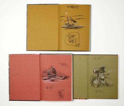 null RIFF REB'S

Set of three albums in original edition with drawing of the author,...