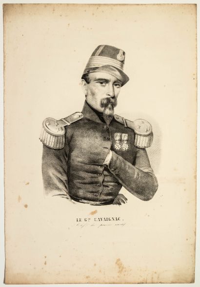 null 442 - Le Général Eugène CAVAIGNAC Chef du Pouvoir exécutif en 1848, Gouverneur...