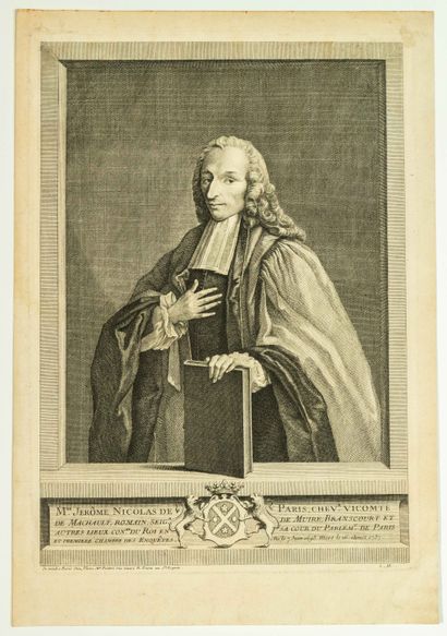 null 115 - Jérôme Nicolas de PARIS, Chevalier, Vicomte de MACHAULT, Romain, Seigneur...
