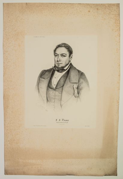 null 447 - François Joseph DUCOUX, Député du LOIR ET CHER en 1848, Préfet de POLICE...