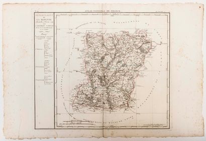 null 298 – MAYENNE. Carte du Département de LA MAYENNE, décrété le 4 Février 1790...