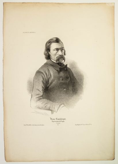 null 445 - Victor CONSIDÉRANT Député en 1848 du LOIRET, Philosophe, Économiste. (Salins-les-Bains/...