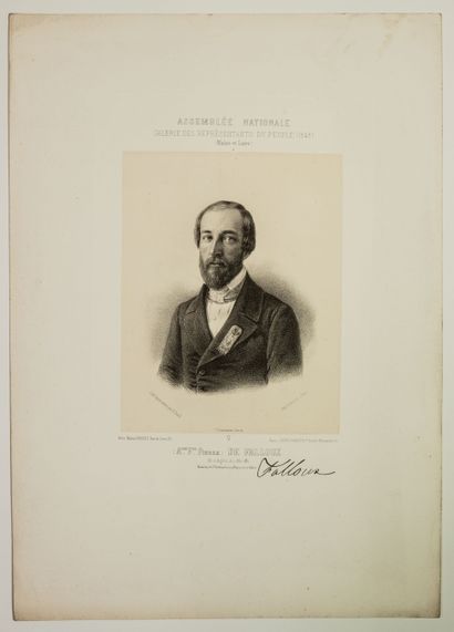 null 450 - Alfred Frédéric Comte de FALLOUX, Député de 1848 du MAINE ET LOIRE, Ministre,...