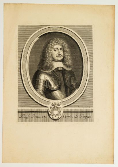 null 54 - Blaise François Comte de PAGAN, Seigneur de l’Isle, Conseiller du Roi,...