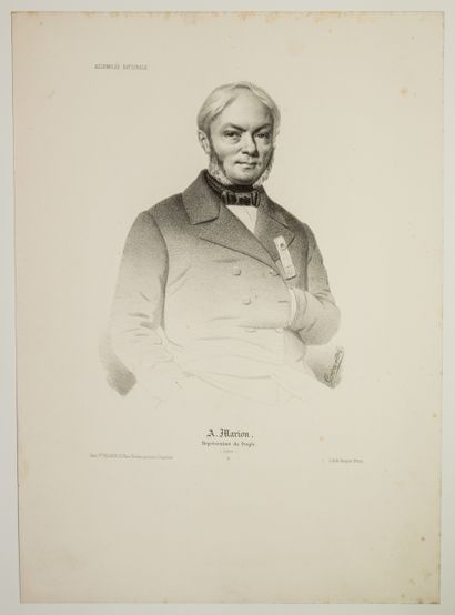 null 452 - Louis André MARION DE FAVERGES, Député de l’ISÈRE en 1848. (Grenoble 1796...