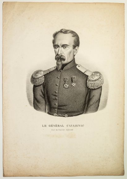 null 441 - Le Général Eugène CAVAIGNAC Chef du Pouvoir exécutif en 1848, Gouverneur...