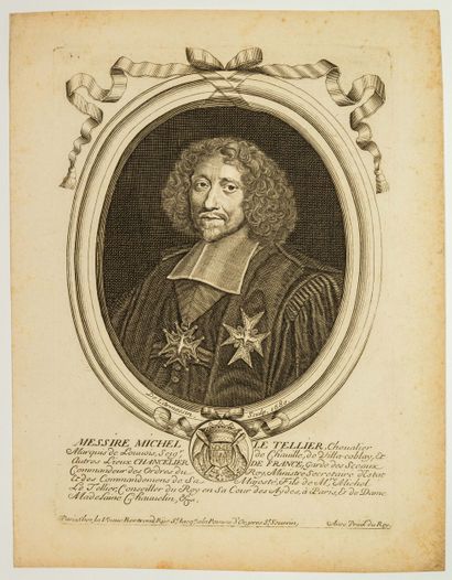 null 74 - Michel LE TELLIER Marquis de LOUVOIS, Chancelier de France (Paris 1603...