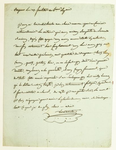 null 265 - Le Général DOMMARTIN relate LA VICTOIRE DE ROVEREDO du 4 Septembre 1796,...