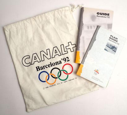 null Jeux Olympiques/Barcelone, été 1992/ Deux pièces : a) Le guide officiel, "Barcelona'92"...