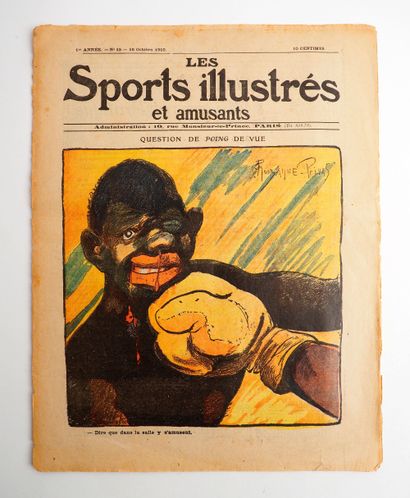 null Boxe/KO/Gonzague-Privat (1880-1915). Rare numéro de "Les Sports Illustrés et...
