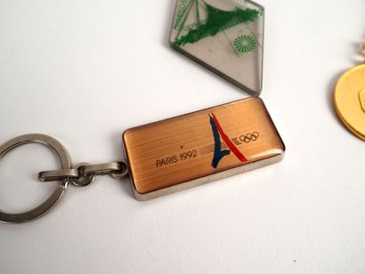 null Olympic Games/Summer 1972, 1976, 1992/Keyring. Three key rings: a) Olympic Games...